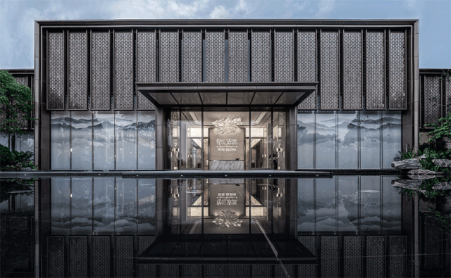 半城山色半城湖，春江紫宸营销中心演绎自然美学-2