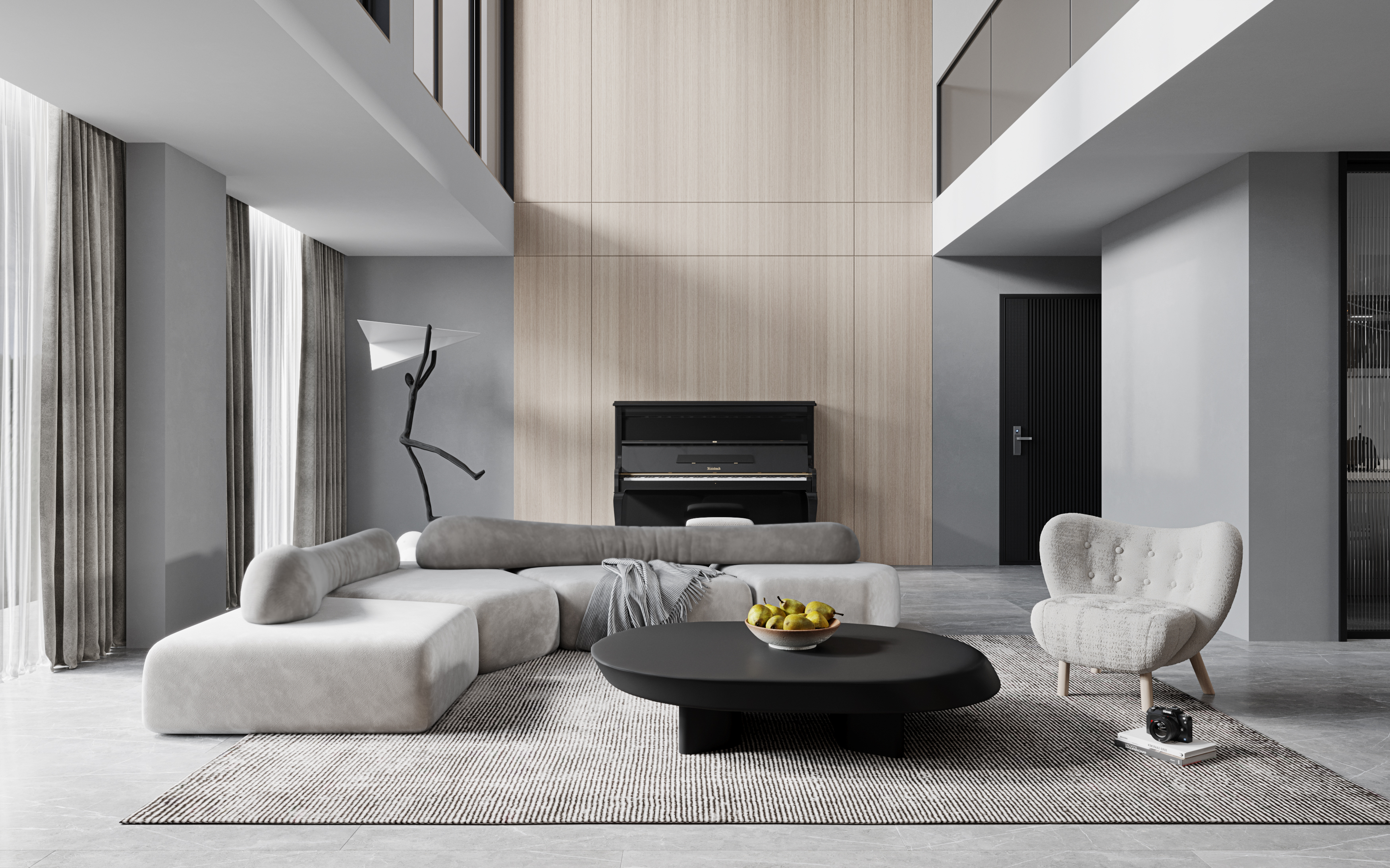 知名设计师打造极简主义纸飞机办公室-1