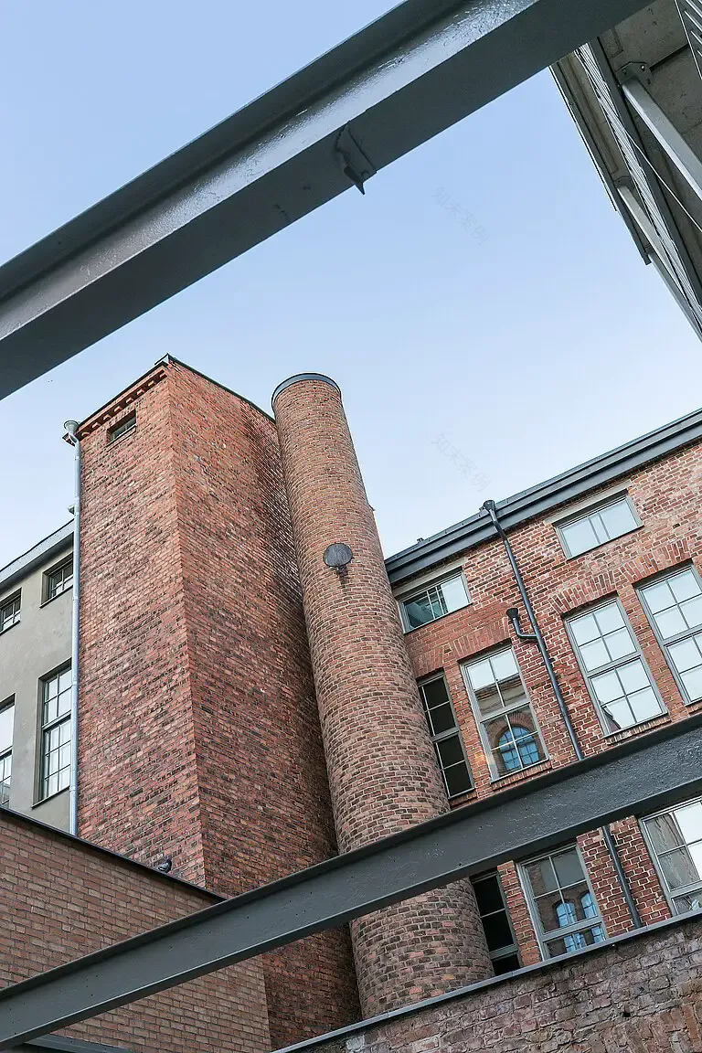 "瑞典旧工厂改造的现代复古 loft"-17