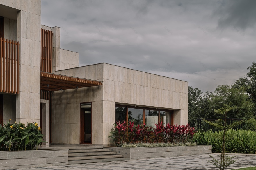 PBR住宅
注:PBR可能是特定名称、缩写等,如果有更具体的背景信息,翻译可能会更精准 丨印度丨Studio Saransh-32