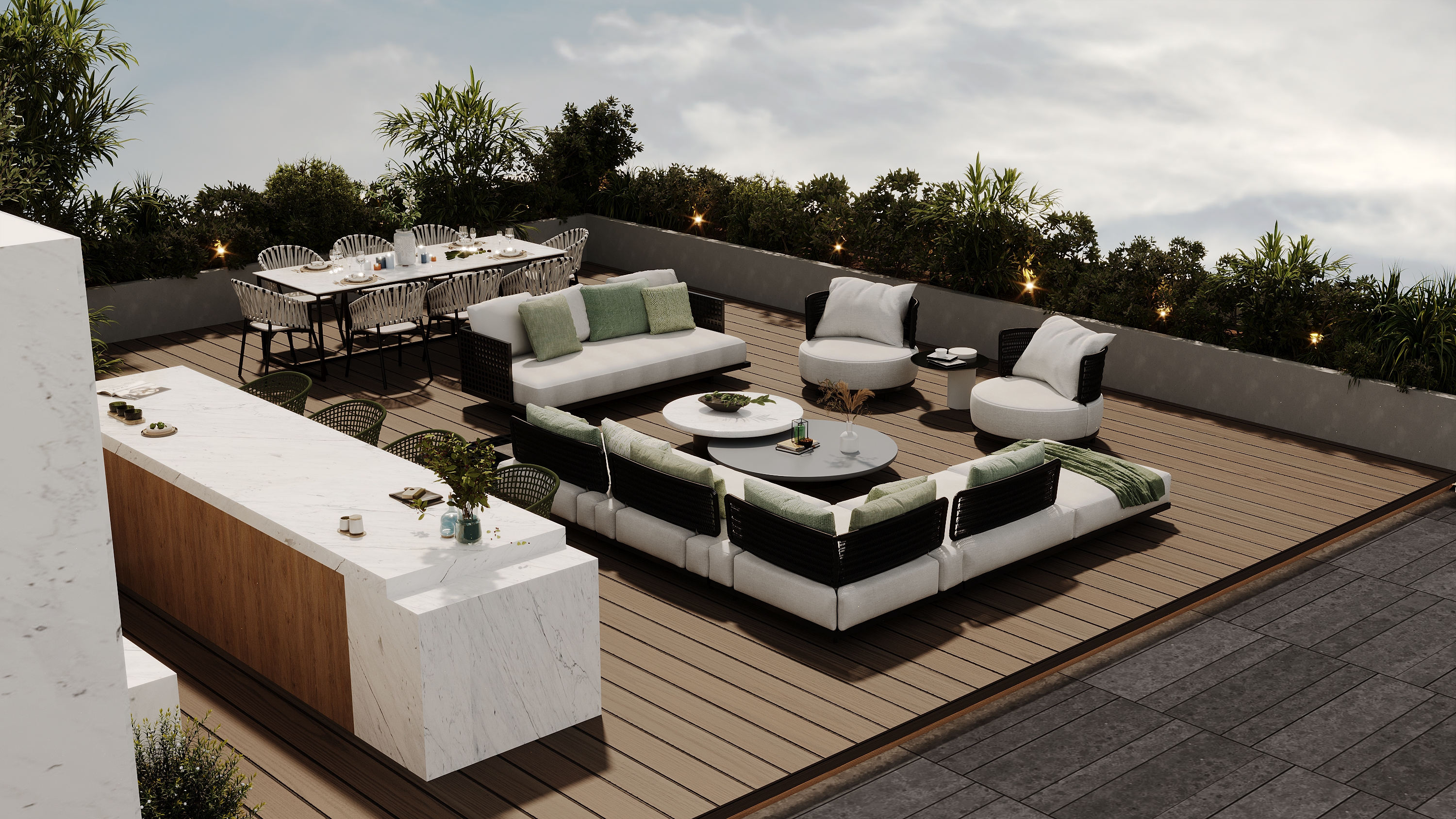 顶层户外丨埃及开罗丨K.A Architects-9