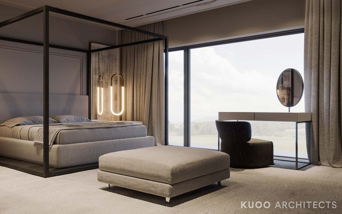 KUOO Architects设计--英国豪华与迷人的金属口音-33