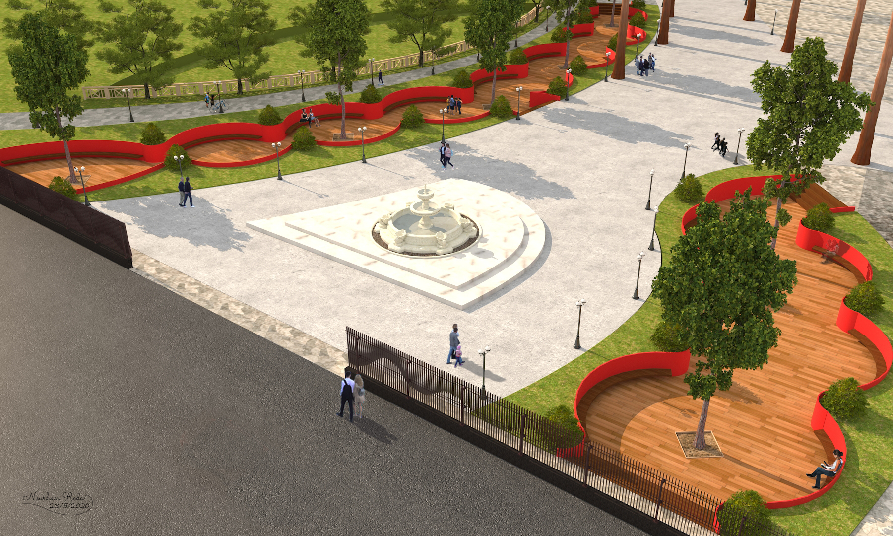 Seating Area - El Hezb El Watany land, Tahrir-0