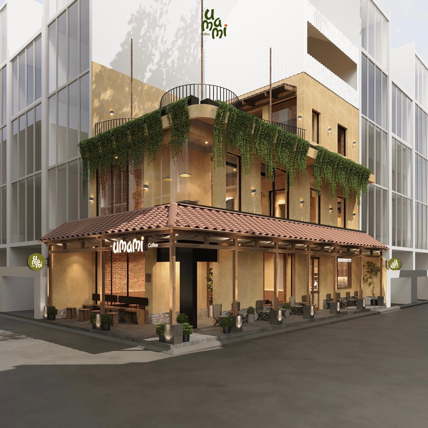 UMAMI Láng Hạ咖啡屋设计丨KenDesign-10