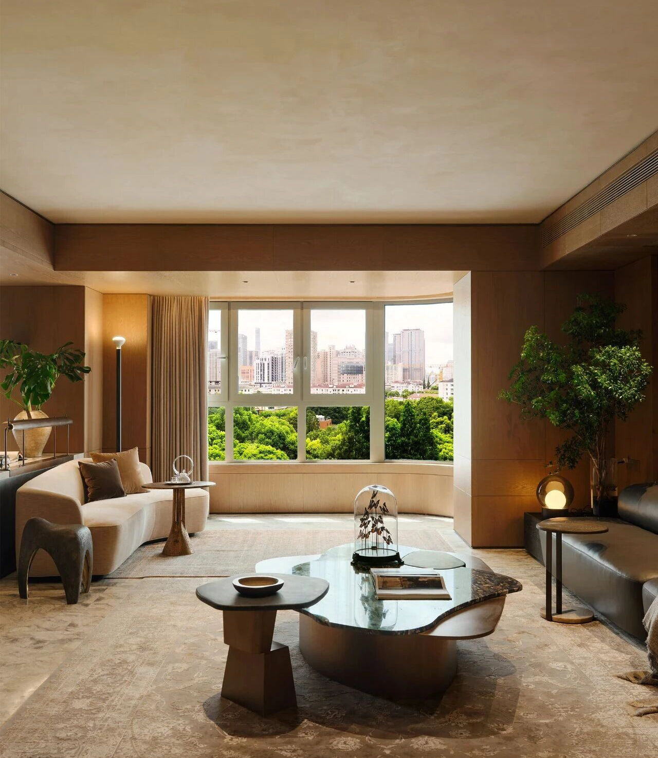 上海静安傲舍云境楼王样板间丨中国上海丨无间设计-35