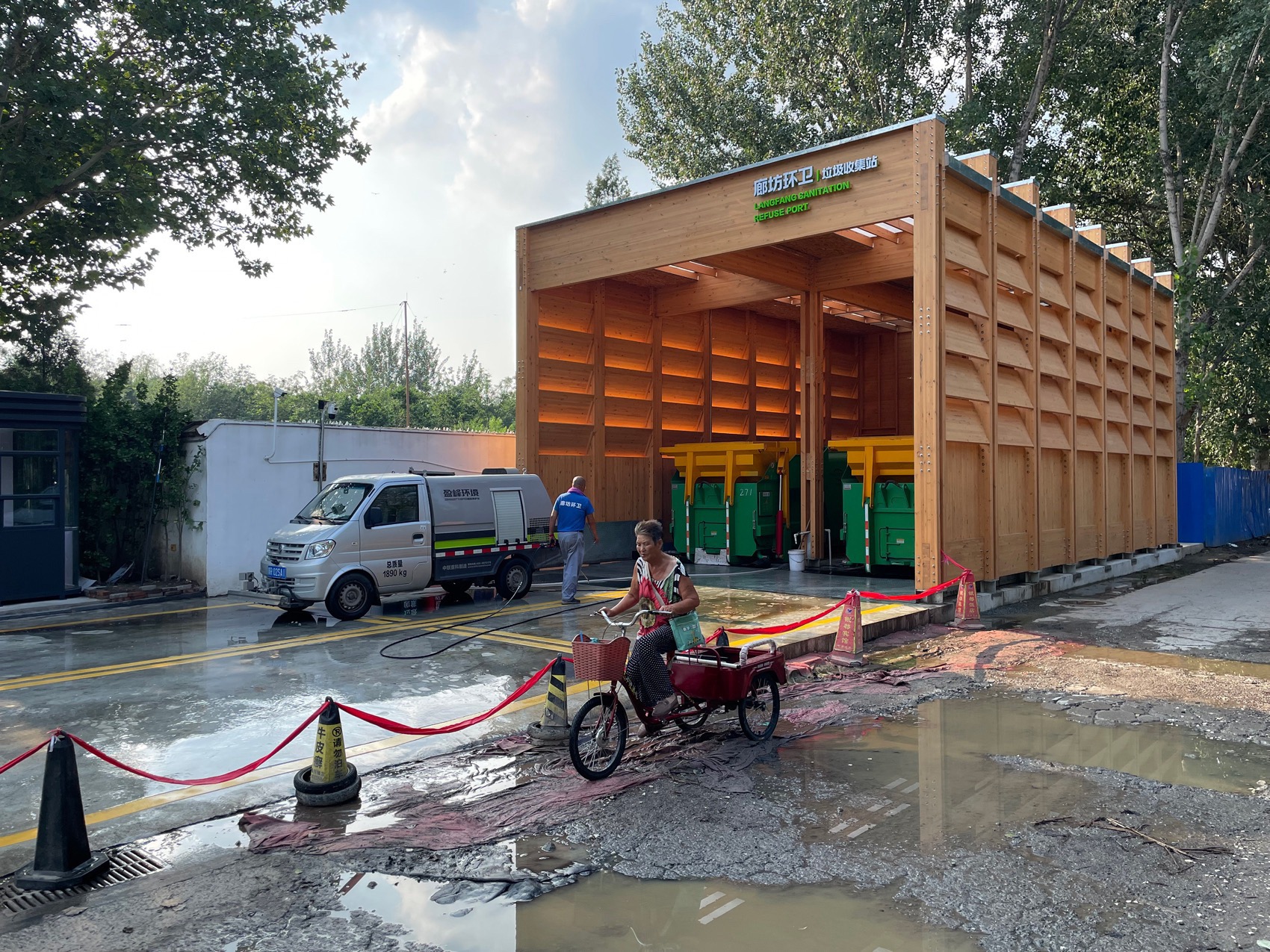 重建城市角落的微型秩序·廊坊北凤道垃圾中转站设计丨中国河北丨园里建筑-10