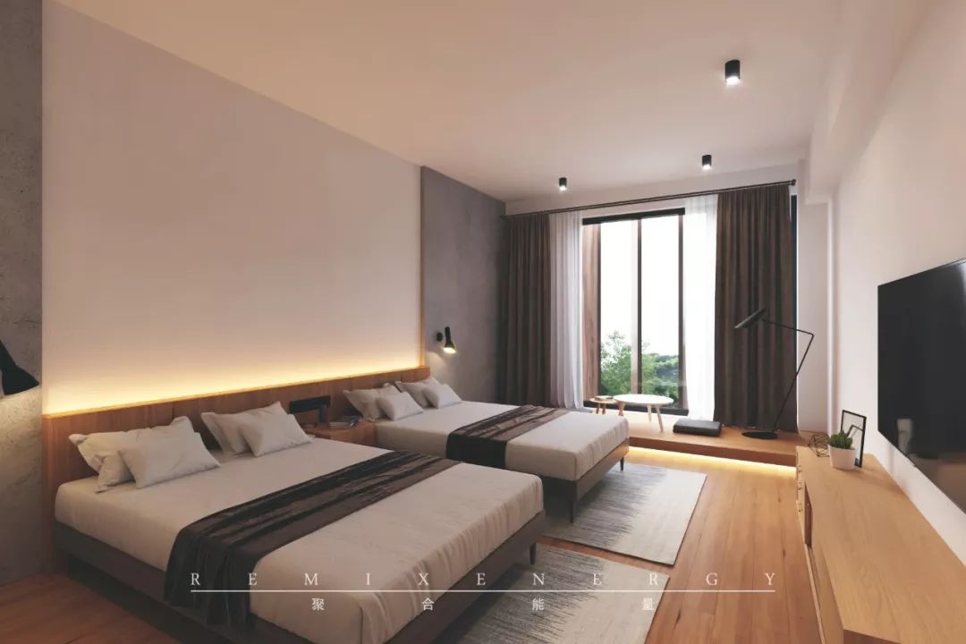 自然温馨的不贰宿 | 原木元素与空间意境的完美结合-5