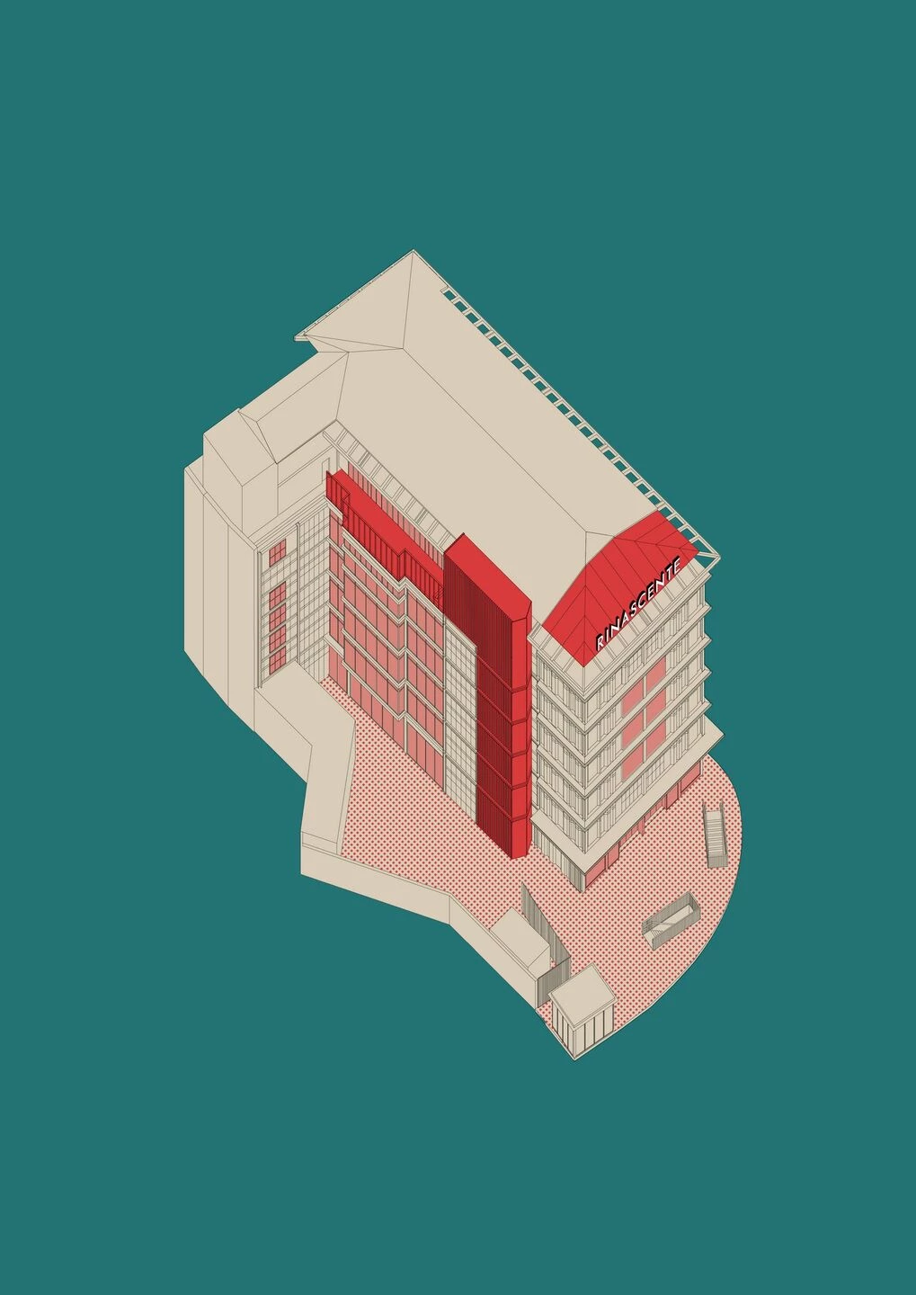 菲乌梅广场的文艺复兴百货丨意大利罗马丨2050+-30