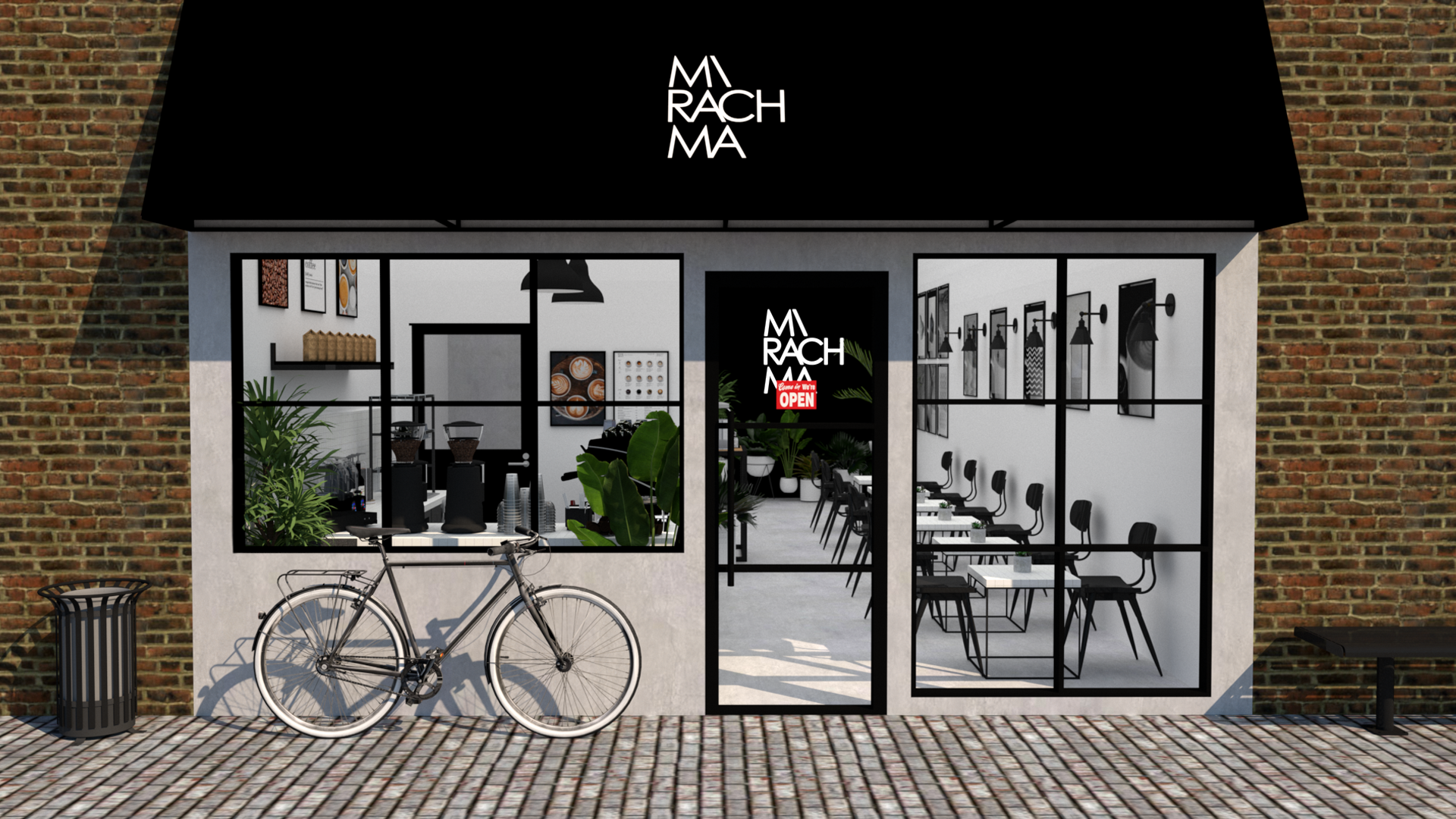 极简主义咖啡店丨Mirachma  Titik Hilang Design-5