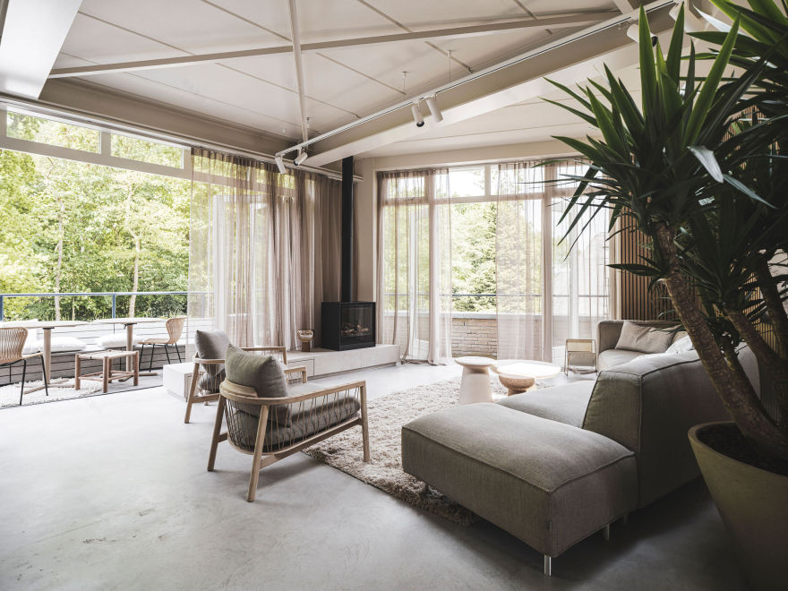 Penthouse aan bosrand, Schoorl • Jeroen de Nijs architect • interior • bni bv • Amsterdam-2