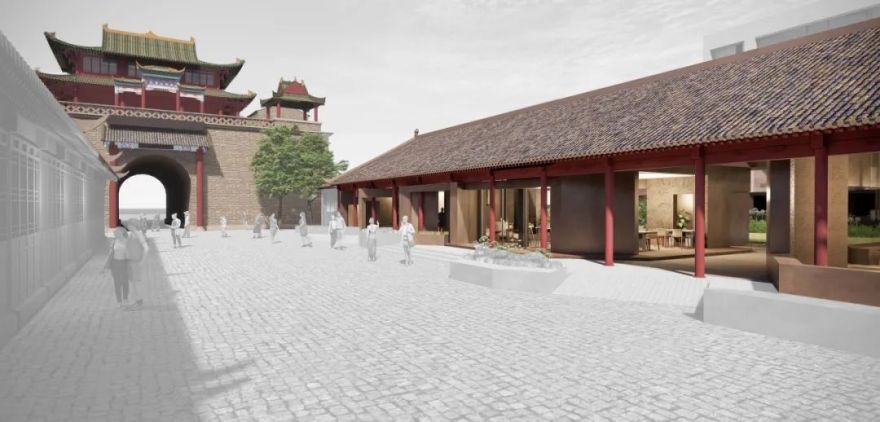 戚山山:榆林古城原区招待所改造,从立面小演绎见地域大场景|CBC集群设计-111