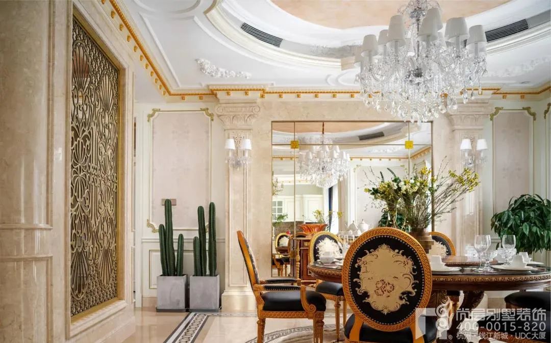 新古典主义 1200㎡独栋别墅设计丨尚层别墅装饰-40