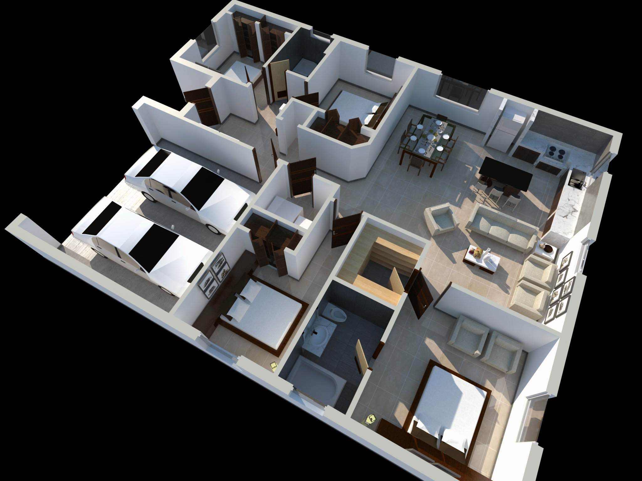 Planning,Desing & Modeling of a Residential House-9