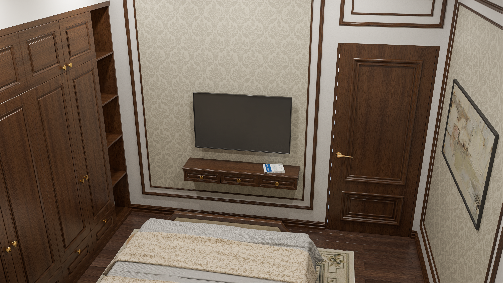 主卧室 经典内饰-4