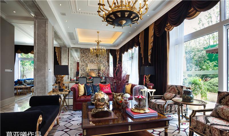 LSDInteriorDesign丨拜占庭艺术绽放万科翡翠别墅-3