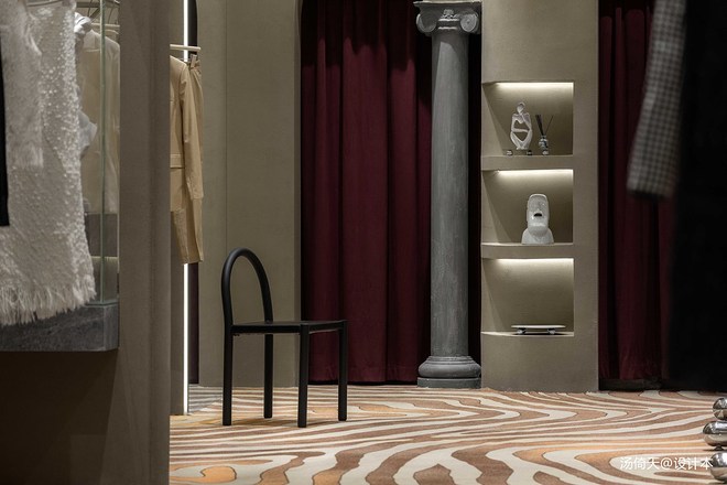 6万元商业展示60平米装修案例-23