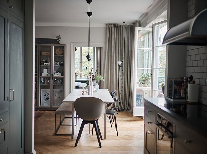 瑞典灰色调时尚公寓，打造温馨空间-16