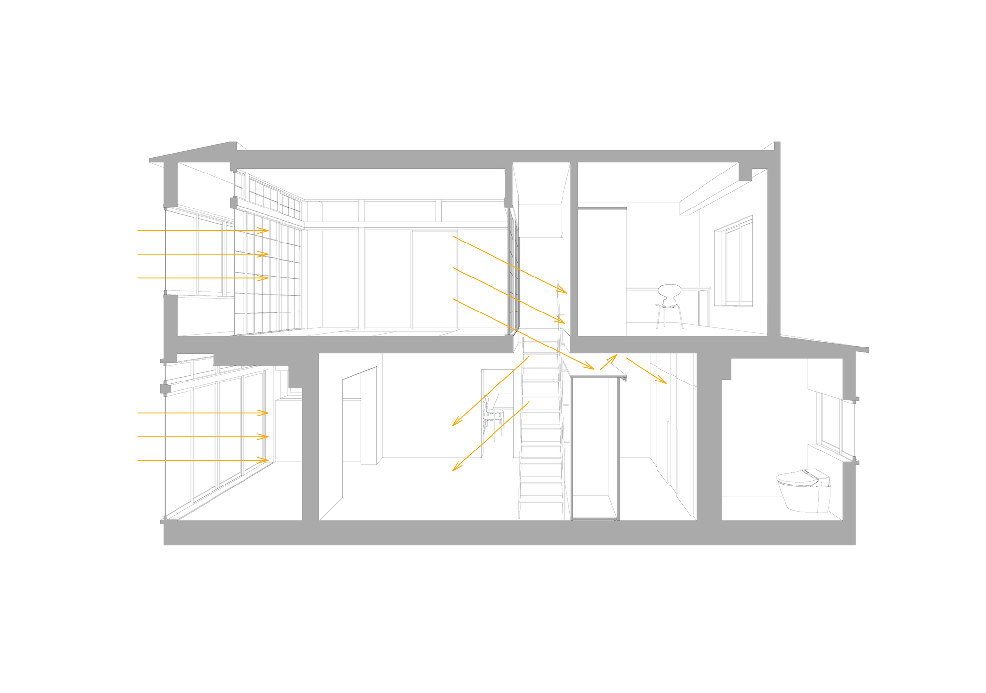 House in Oyamazaki / Shimpei Oda Architect's Office + Atelier Loowe-15