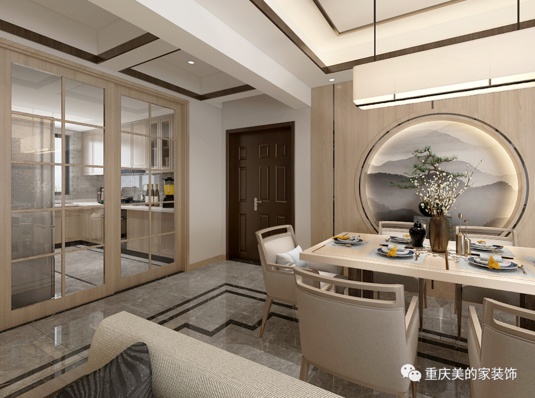 风雅千年 | 新中式博翠天悦洋房设计-65