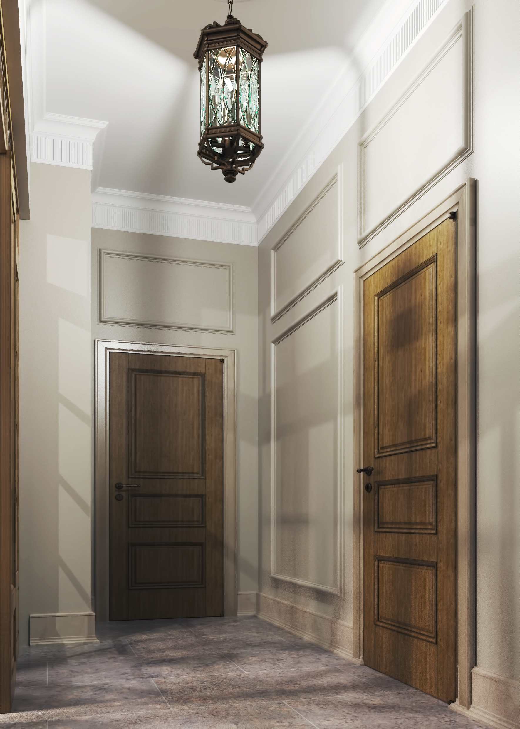 Entry way in Residence, Moscow-9