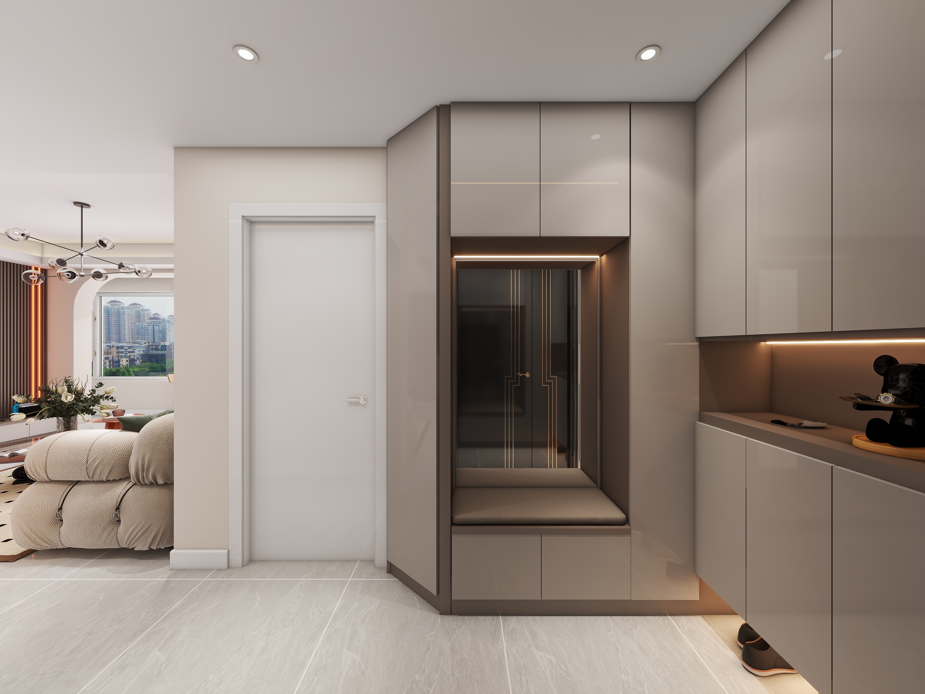 陕西安康万达one（119平方现代简约四居室）-22