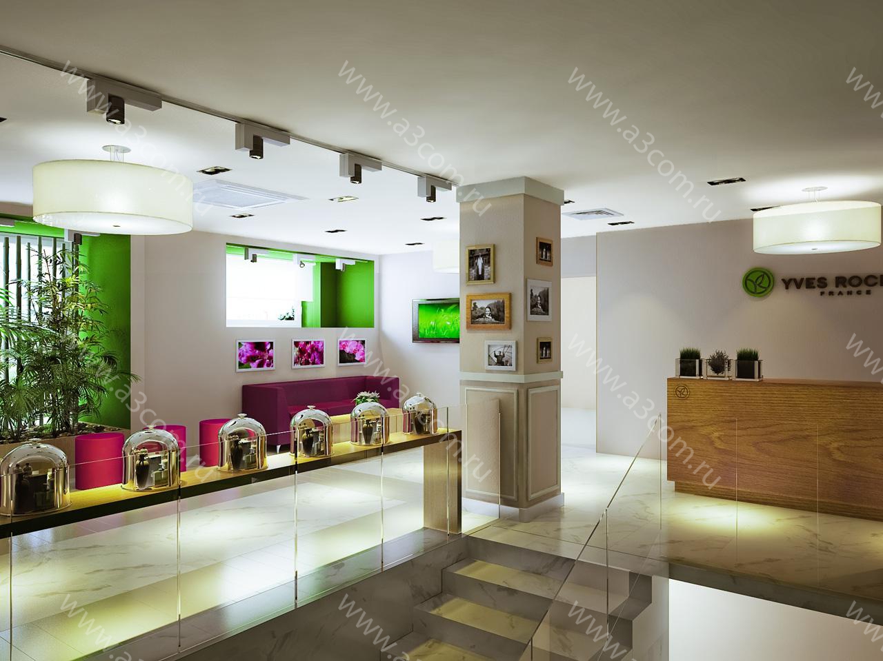 伊夫·罗歇美容院及商店设计（项目201号）丨俄罗斯莫斯科-6