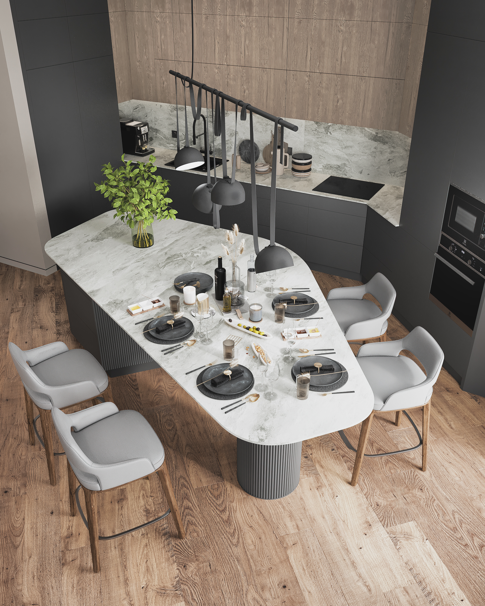 Интерьер Квартиры ЖК Спектр, Новосибирск-15