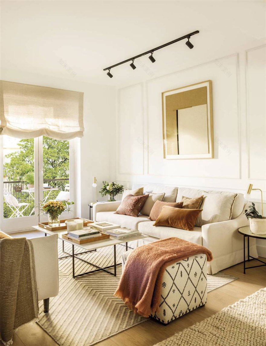 马德里的西班牙式舒适与现代优雅:公寓-3