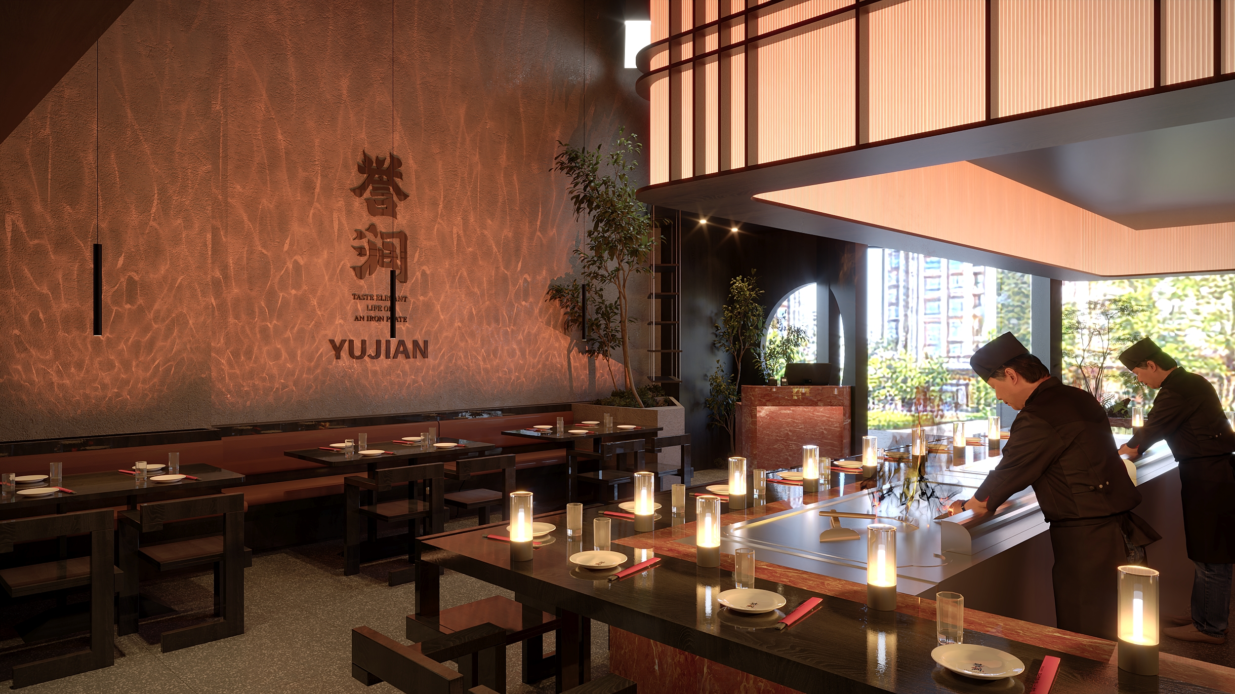 誉涧 日式铁板烧空间设计丨中国龙岩丨策设天合设计® CSdesign®-10