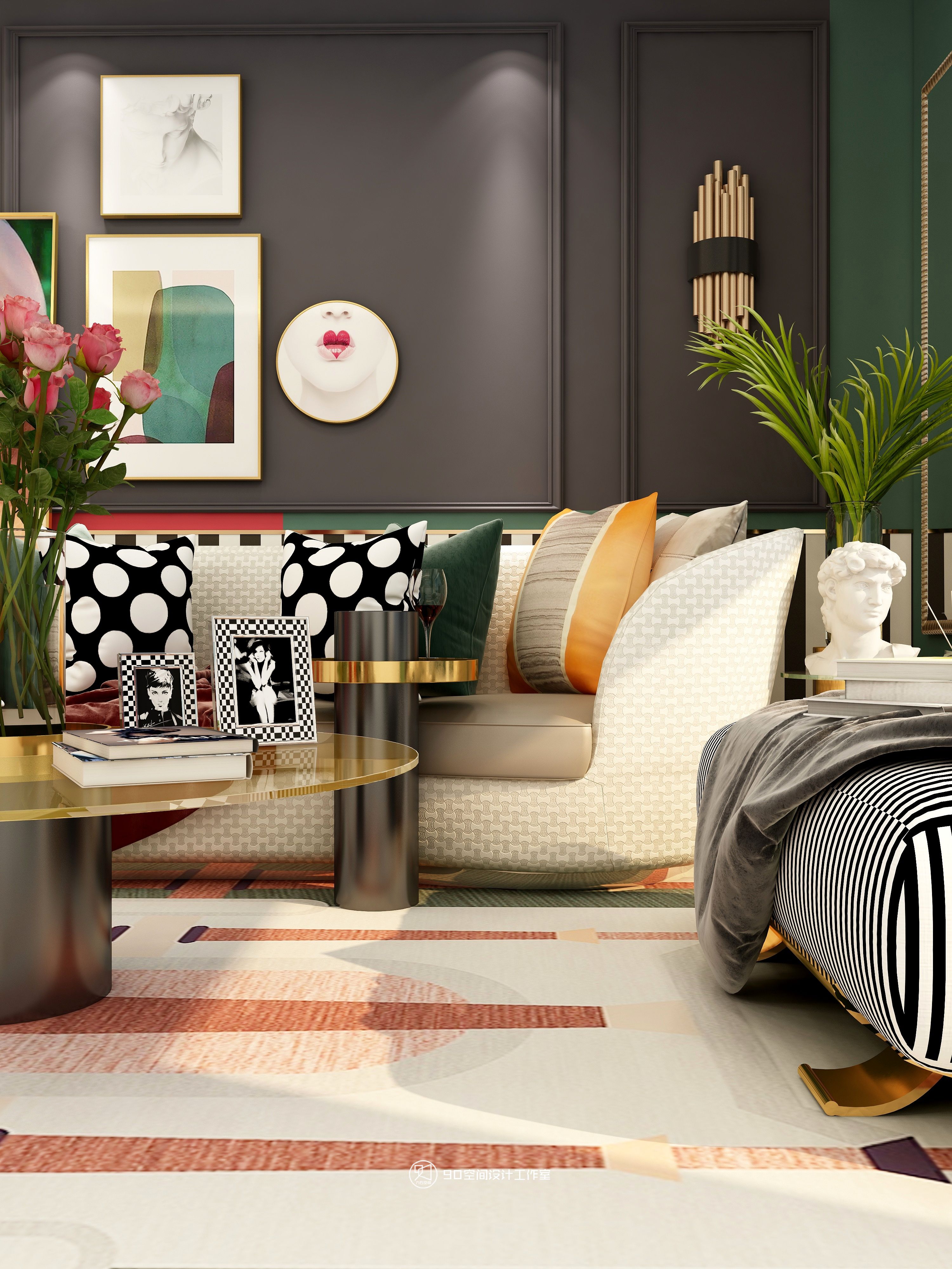 修炼爱情 · 轻奢 90 平方 2 房 2 厅 1 卫设计-22