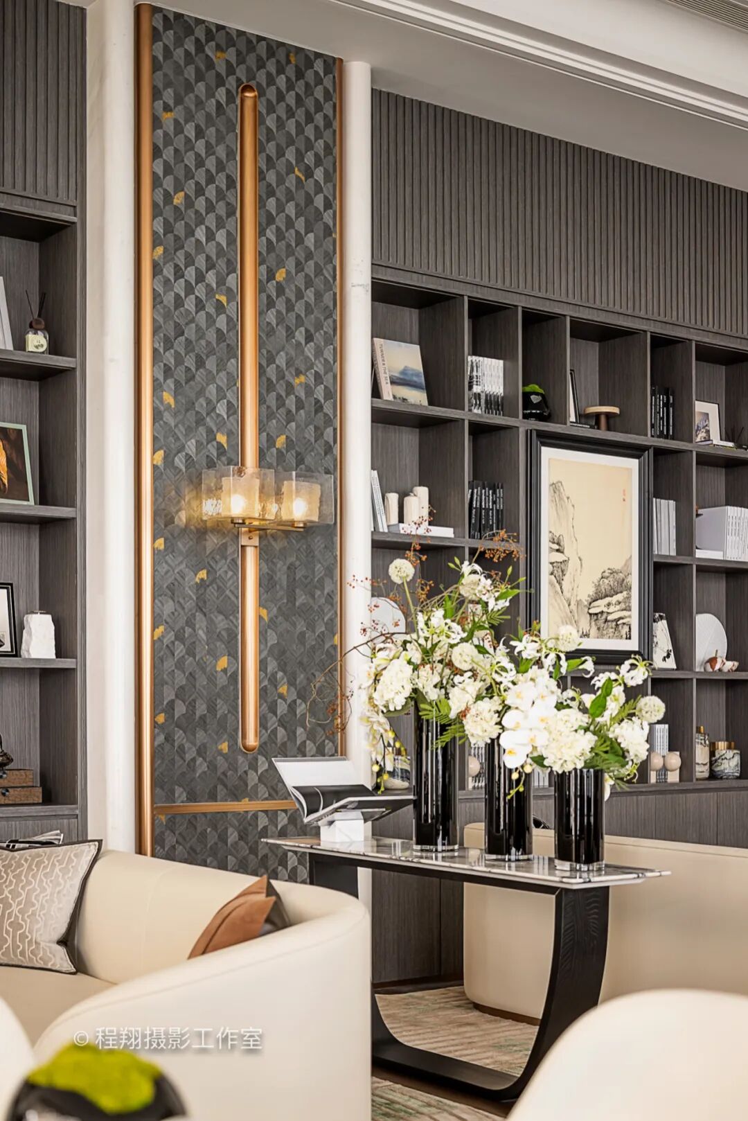 只此青绿，不负春光｜滨江·上品售楼处实景拍摄案例分享-8