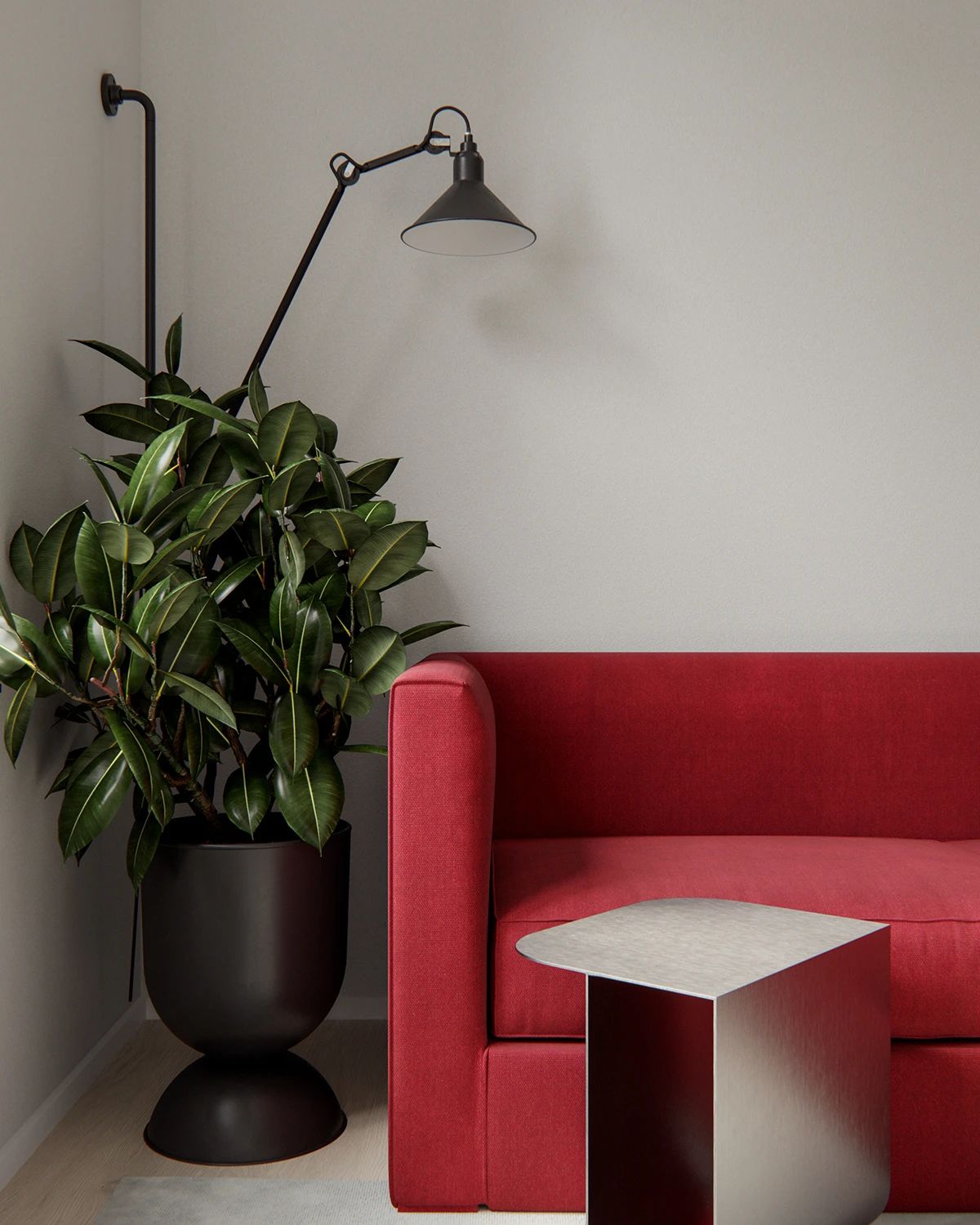 乌克兰利沃夫简约三室一厅设计丨Nazarius Shore-22