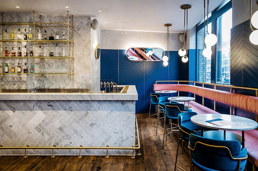 Biasol Converts 1870s Warehouse into Restaurant and Cocktail Bar in Clerkenwell, London-18