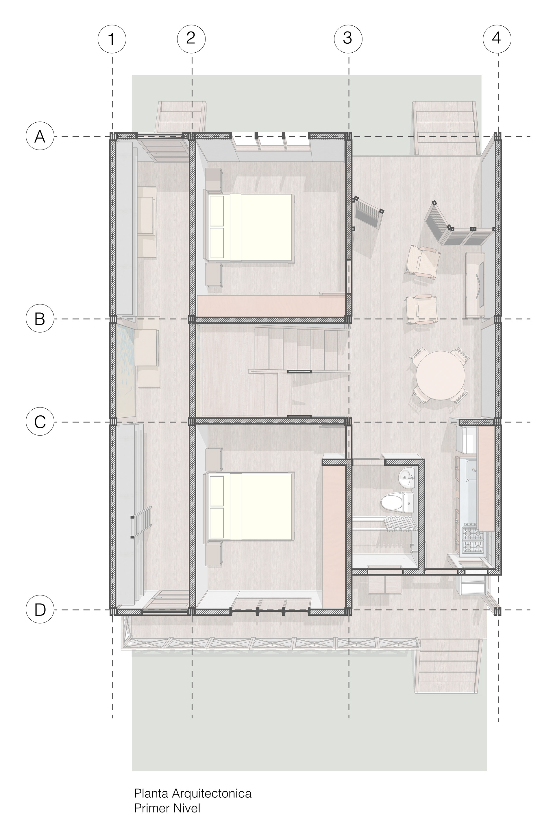 农村可持续社会住房原型设计竞赛丨哥伦比亚考卡-27