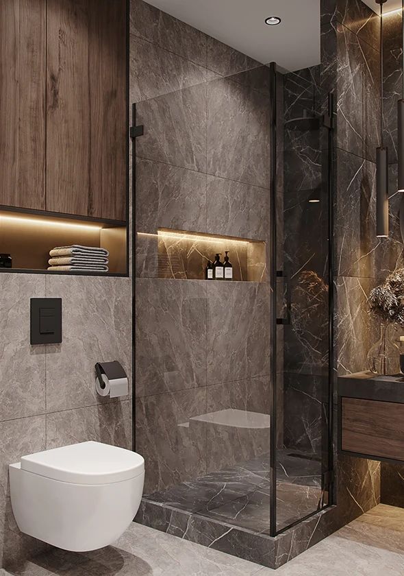 89㎡原木黑家居丨Alexander Bocharov-37