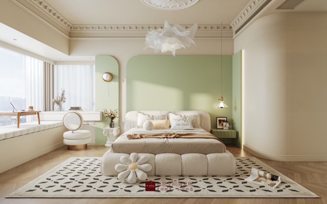 深圳如愿设计丨深业新岸线160㎡，清新奶油色的绿野仙踪 / Wizard of Oz-16