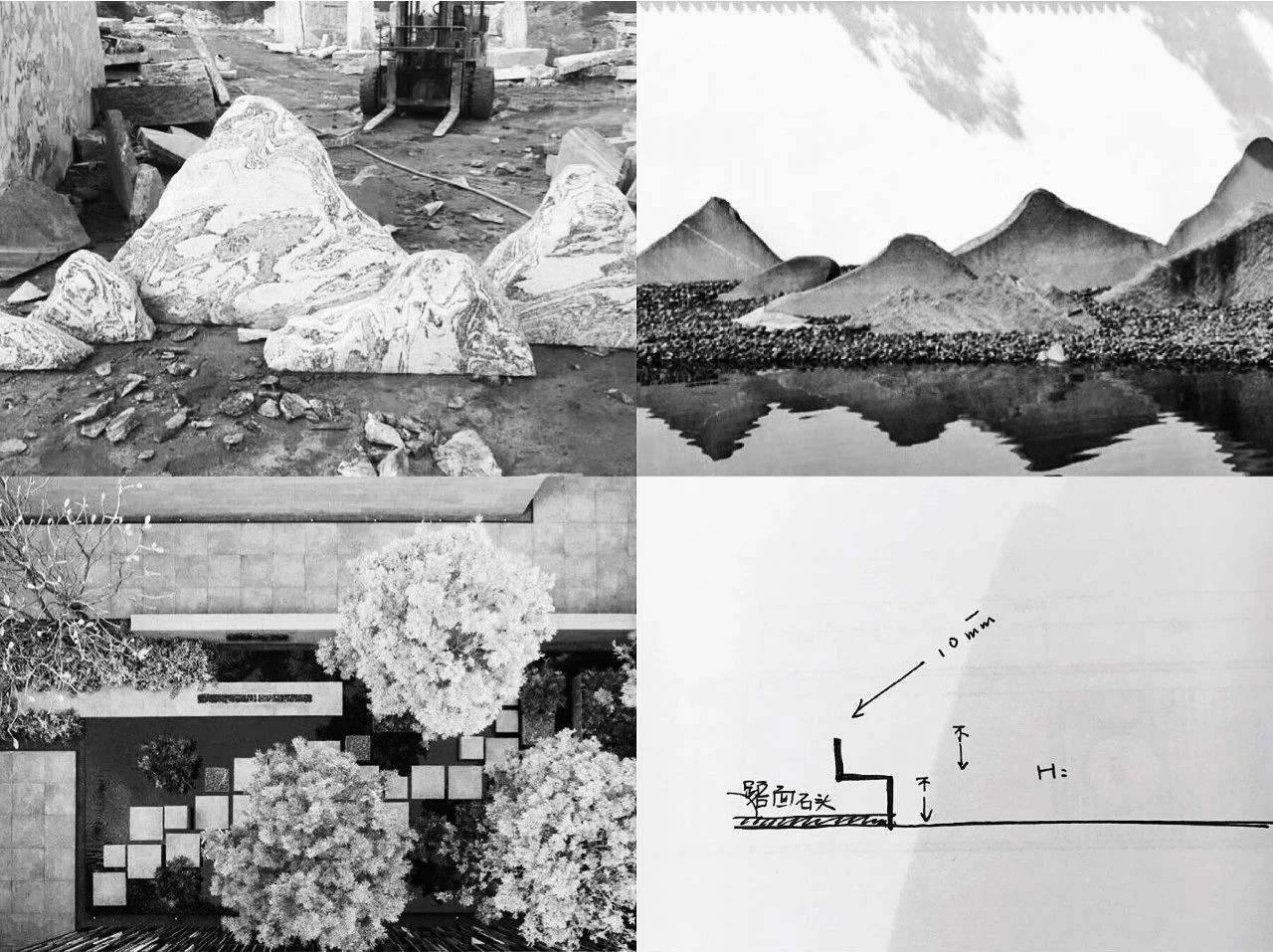 用大理石装点别墅, 黑与白的精致美-41