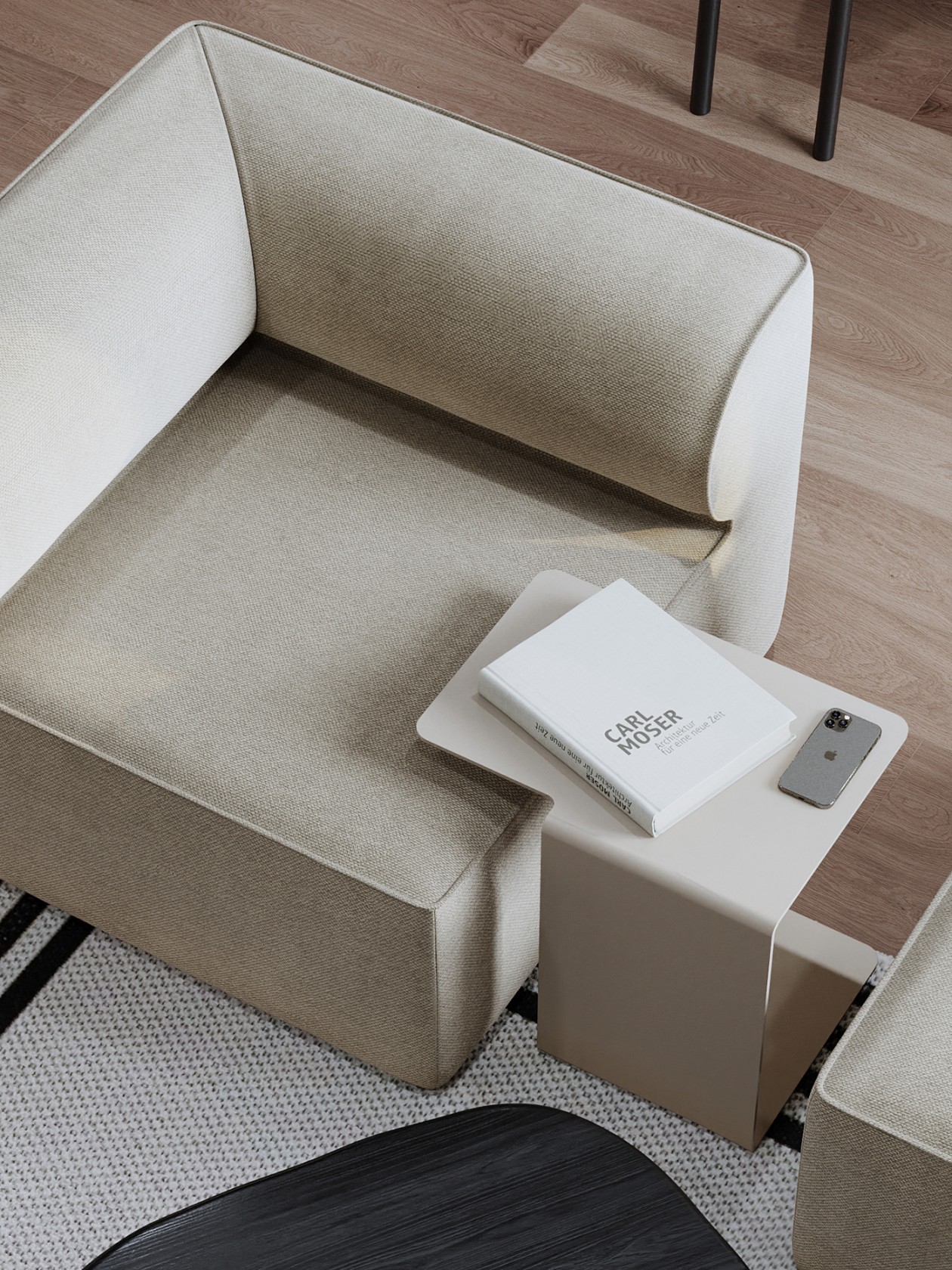 俄罗斯极简公寓设计丨俄罗斯莫斯科丨Ilya Shubochkin 等-0