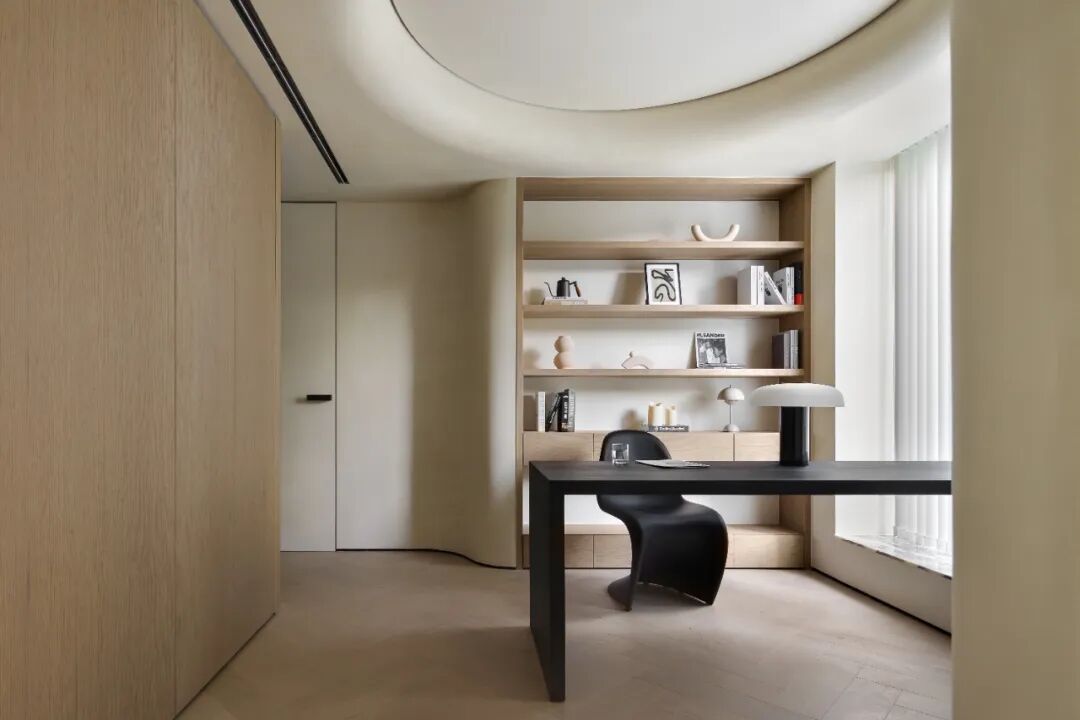 简狄设计｜用弧线重塑异形空间，还多出一个家庭展览馆-86
