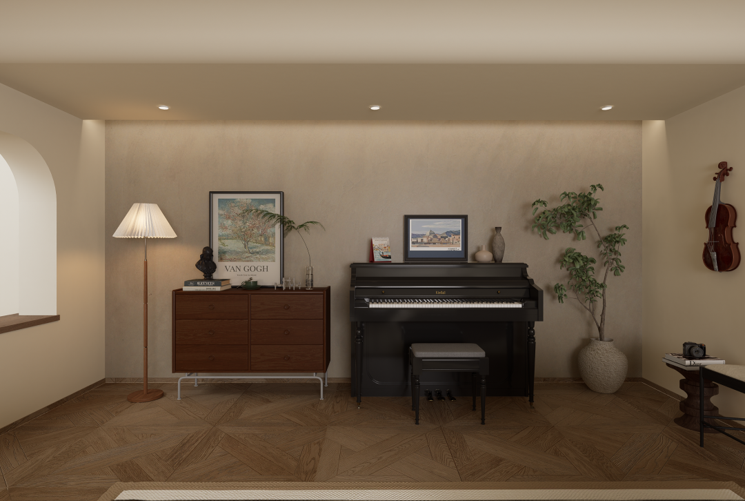 东莞万科城市高尔夫花园轻法 · 中古风设计丨中国东莞丨DP 设计-5