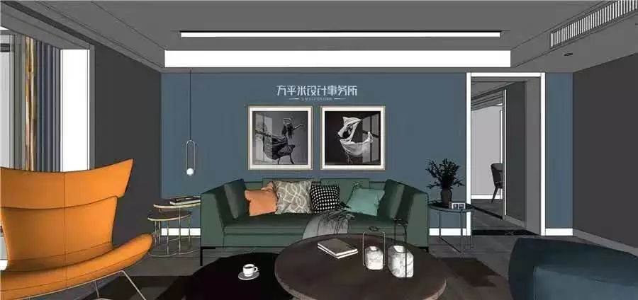 现代轻奢温馨家 | 方平米设计新作，小菠萝三口之家-120