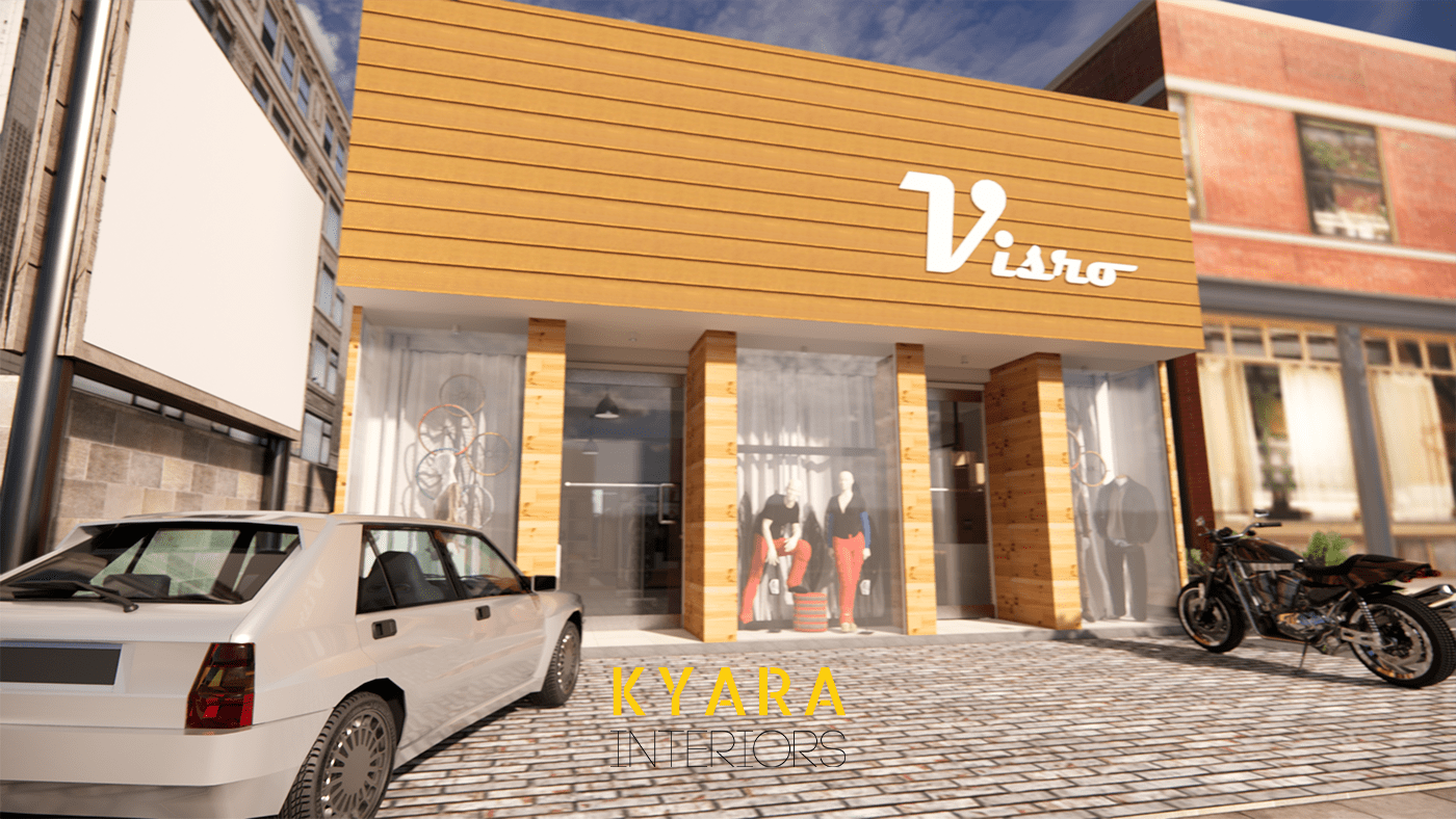 Anastasiya Gushchina丨服装店丨Modern Textile & Denim Shop Interior Design-3