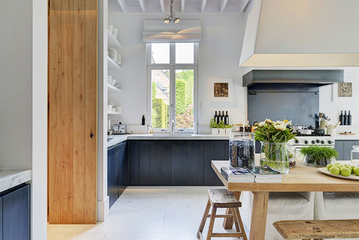 比利时现代乡村风家居设计,自然材料营造舒适氛围-25