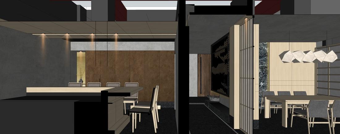 寿喜锅日料餐厅x元谷设计｜沧云-32