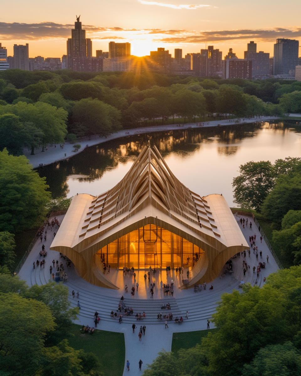 Pavilion inspired by Shigeru Ban-5