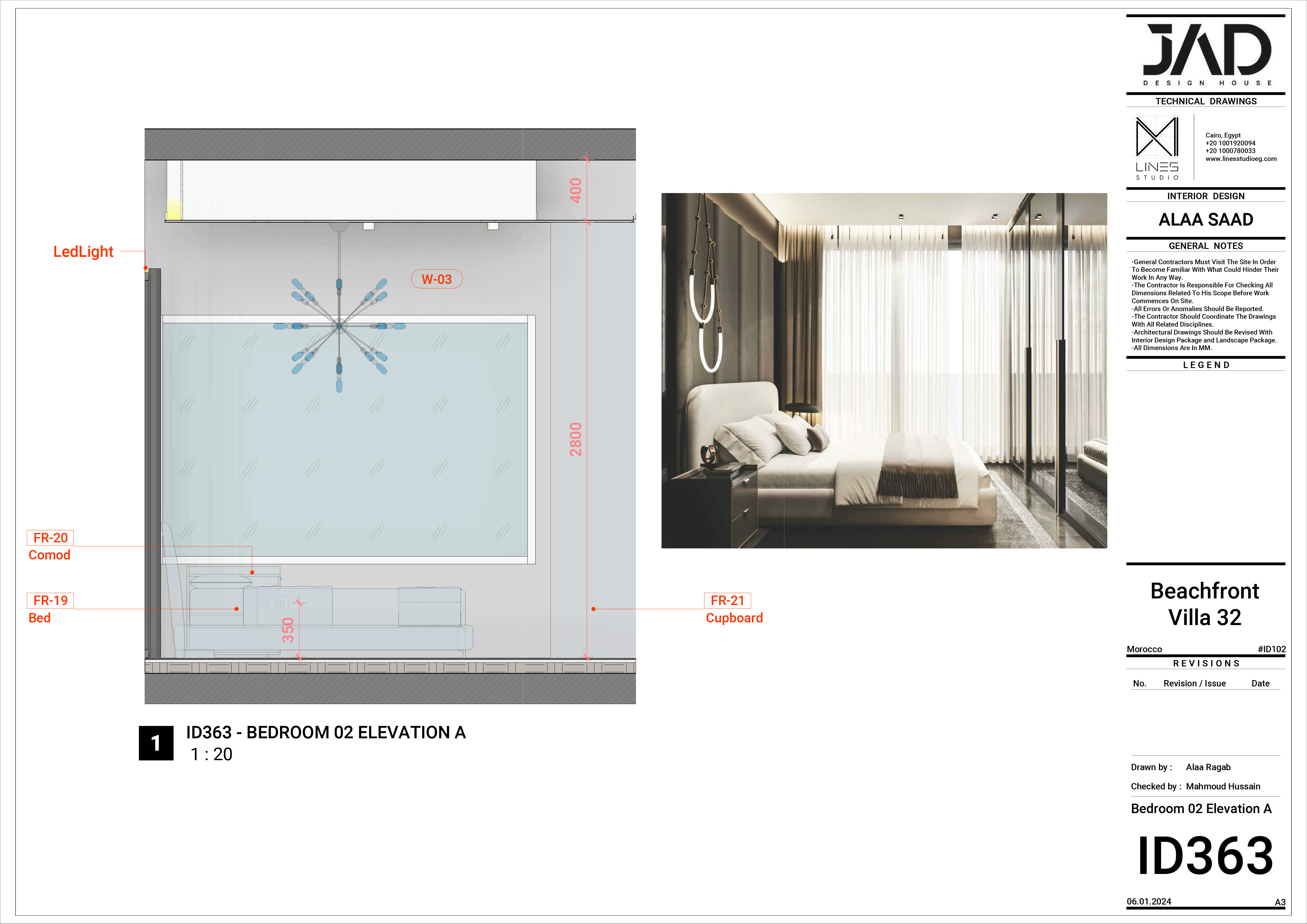 摩洛哥海滨别墅 B32 室内设计丨LINES Studio-15