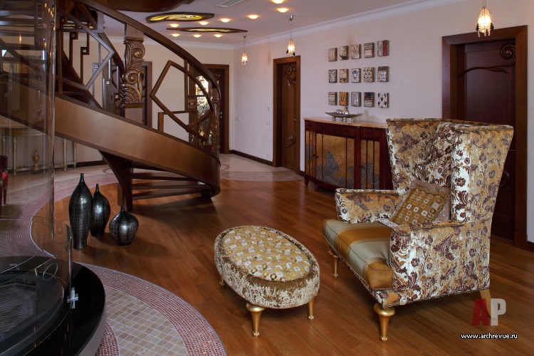 两层现代风格 penthouse 室内设计丨Акунова Наталья,Прохорова Елена-14