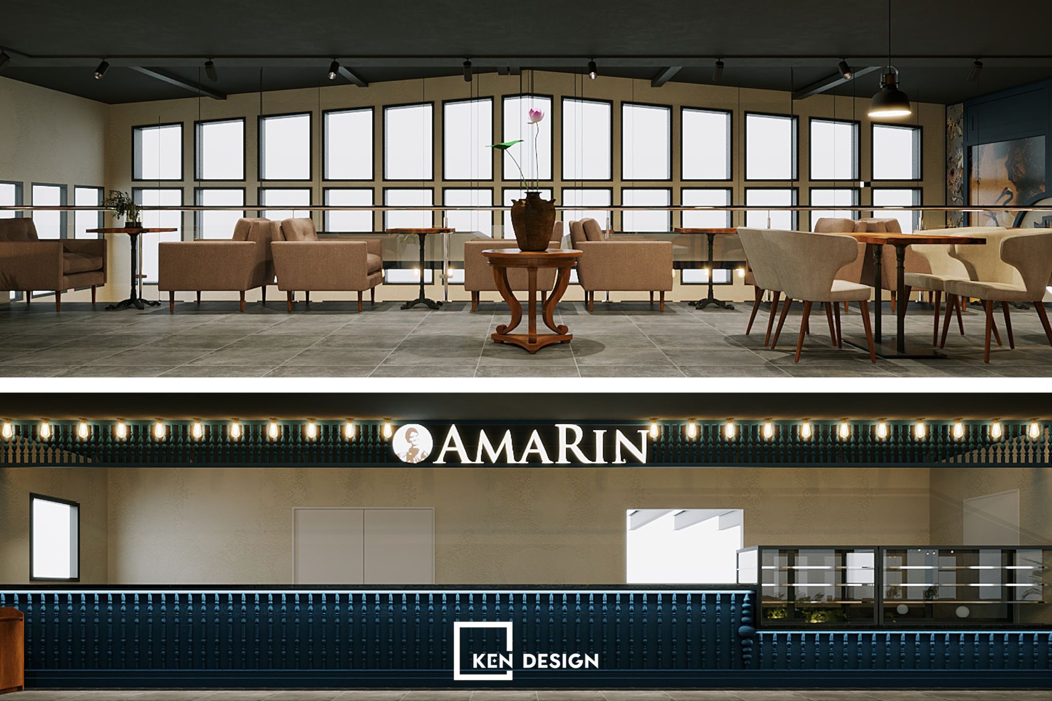 Amarin咖啡馆设计丨美国丨KenDesign-31