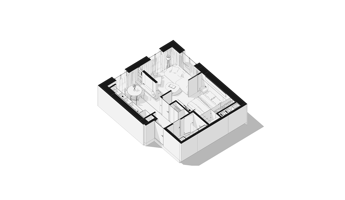 舒适简约现代空间设计丨俄罗斯莫斯科-6