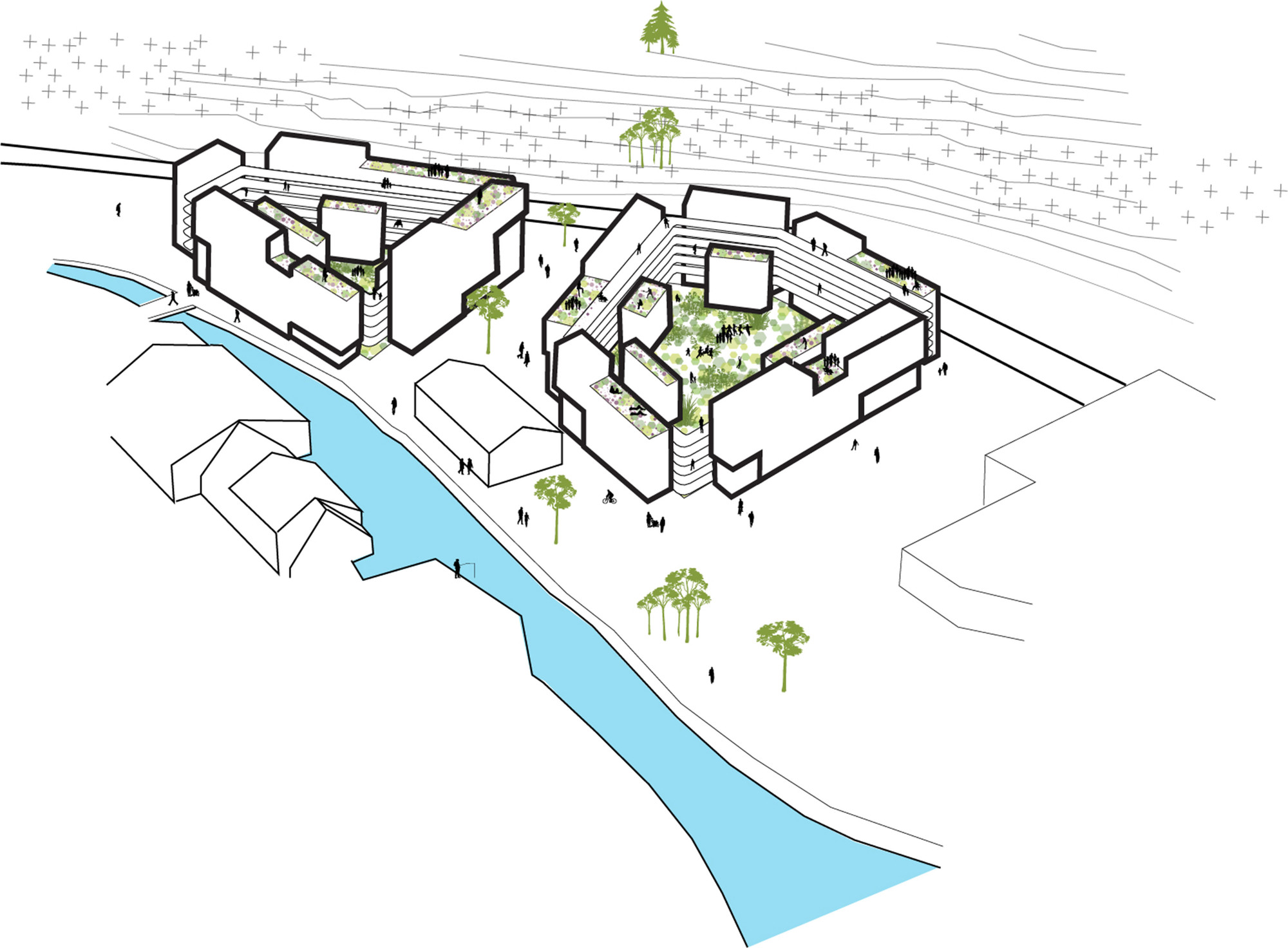 挪威 Gronneviksoren 学生公寓 | 低能耗、高可持续的绿色设计-41